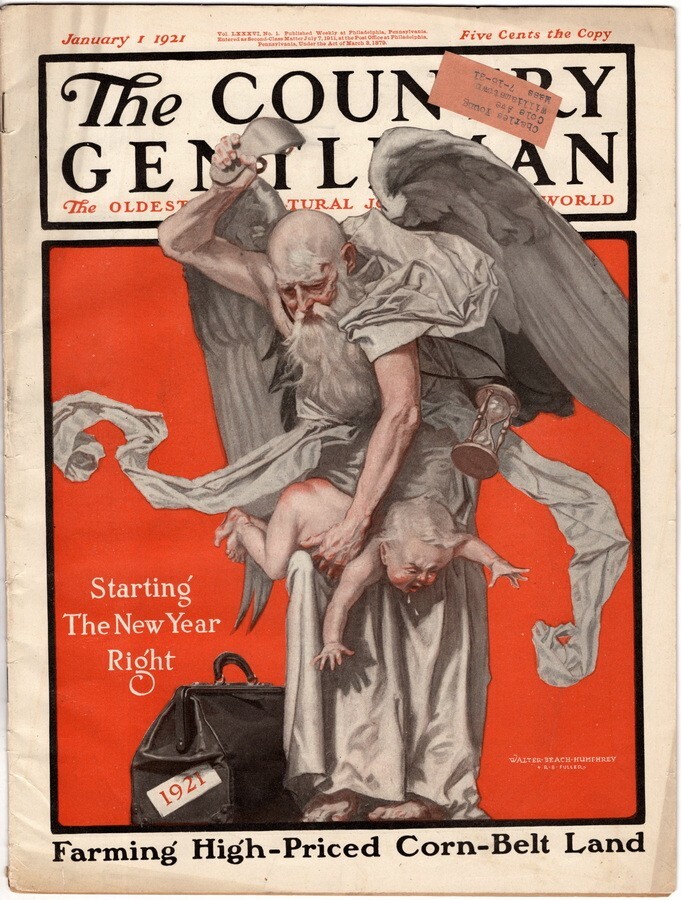 The Country Gentleman January 1, 1921, Vol. LXXXVI, No 1, excellent condition