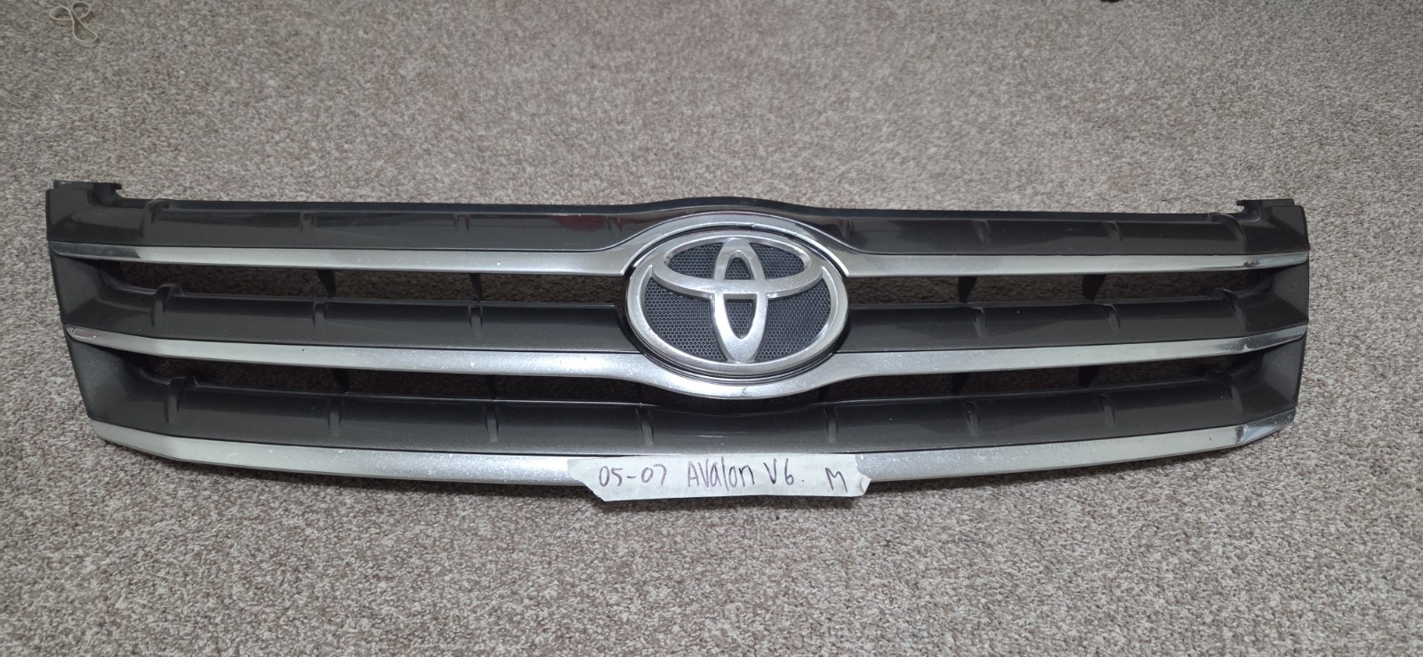  Fits 2005-2007 Toyota Avalon Front Drille Grill W/Logo Emblem Oem.gray