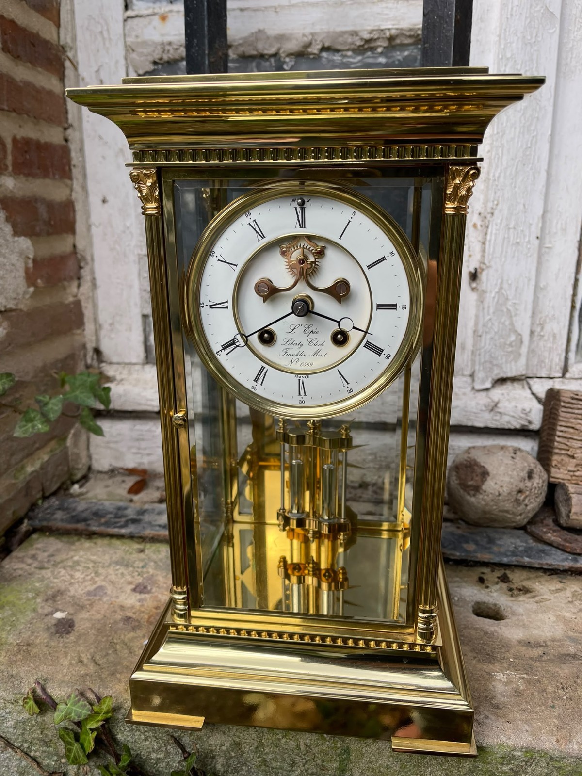 RARE Pendulum L’ÉPÉE 1839 REGULATOR A MUSIQUE La Marseillaise + USA