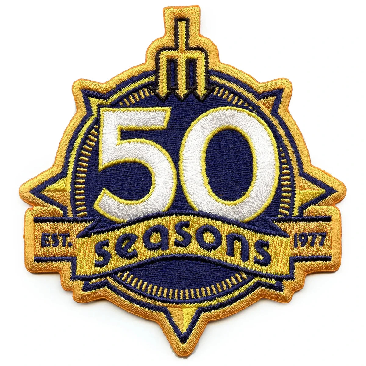 2026 Seattle Mariners 50th Anniversary Sleeve Patch Official MLB Logo