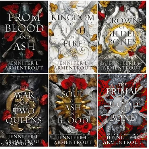 Blood and Ash Series 6 book collection by Jennifer L Armentrout PB