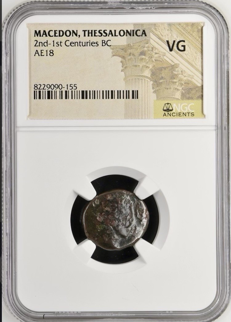 Thessalonica Macedon Kingdom Ancient Greek 2nd-1st Century BC NGC Graded VG