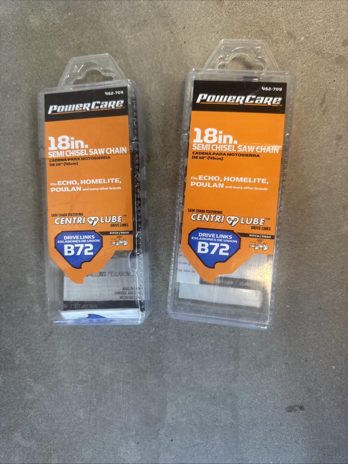 2X  Power Care B72 18\