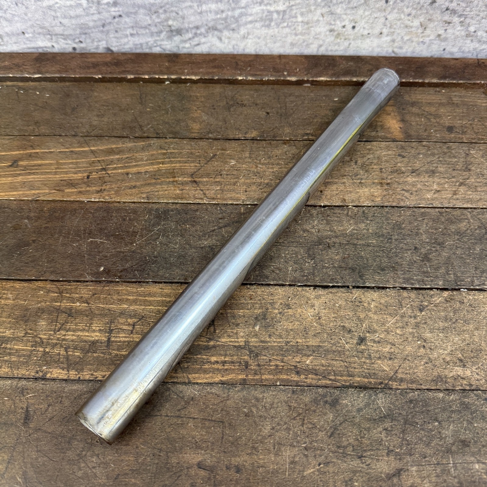 Vintage Schwinn BMX Seatpost 22.4 1980s Silver Steel Post 1984 Thrasher Hutch