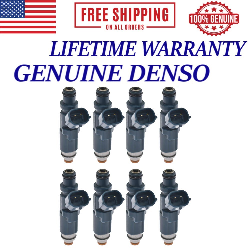 8X DENSO Fuel Injectors Lexus GX470 Toyota Sequoia 4Runner Tundra 23250-46080