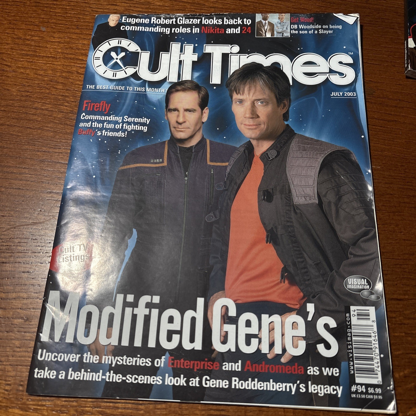 VTG 2003 CULT TIMES: Gene Roddenberry Legacy Star Trek Enterprise Andromeda