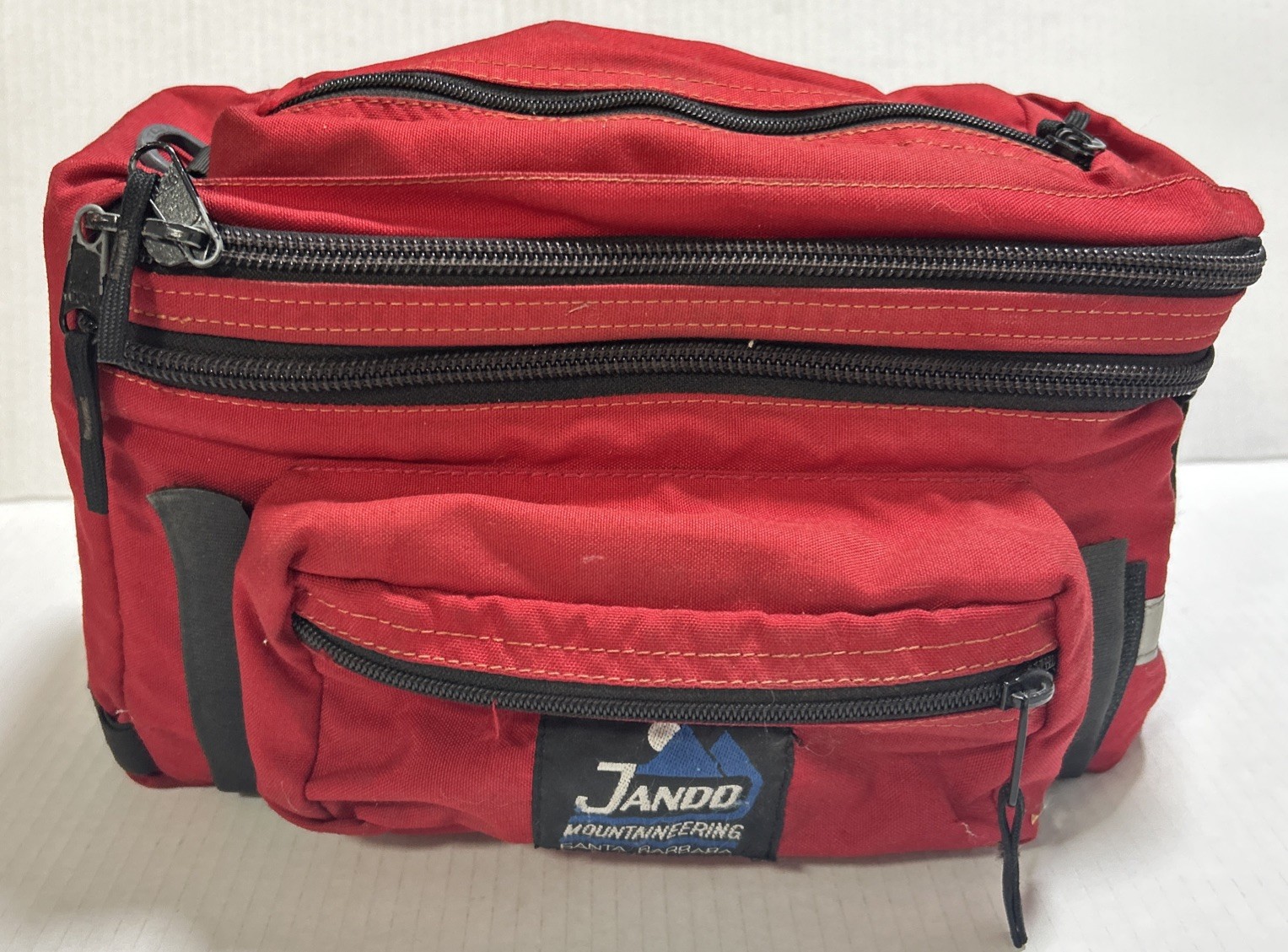 Vtg Jandd Mountaineering Red Bike Bicycle Bag Rear Rack Bag USA Expandable Vtg Jandd Mountaineering Red Bike Bicycle Bag Rear Rack Bag USA Expandable