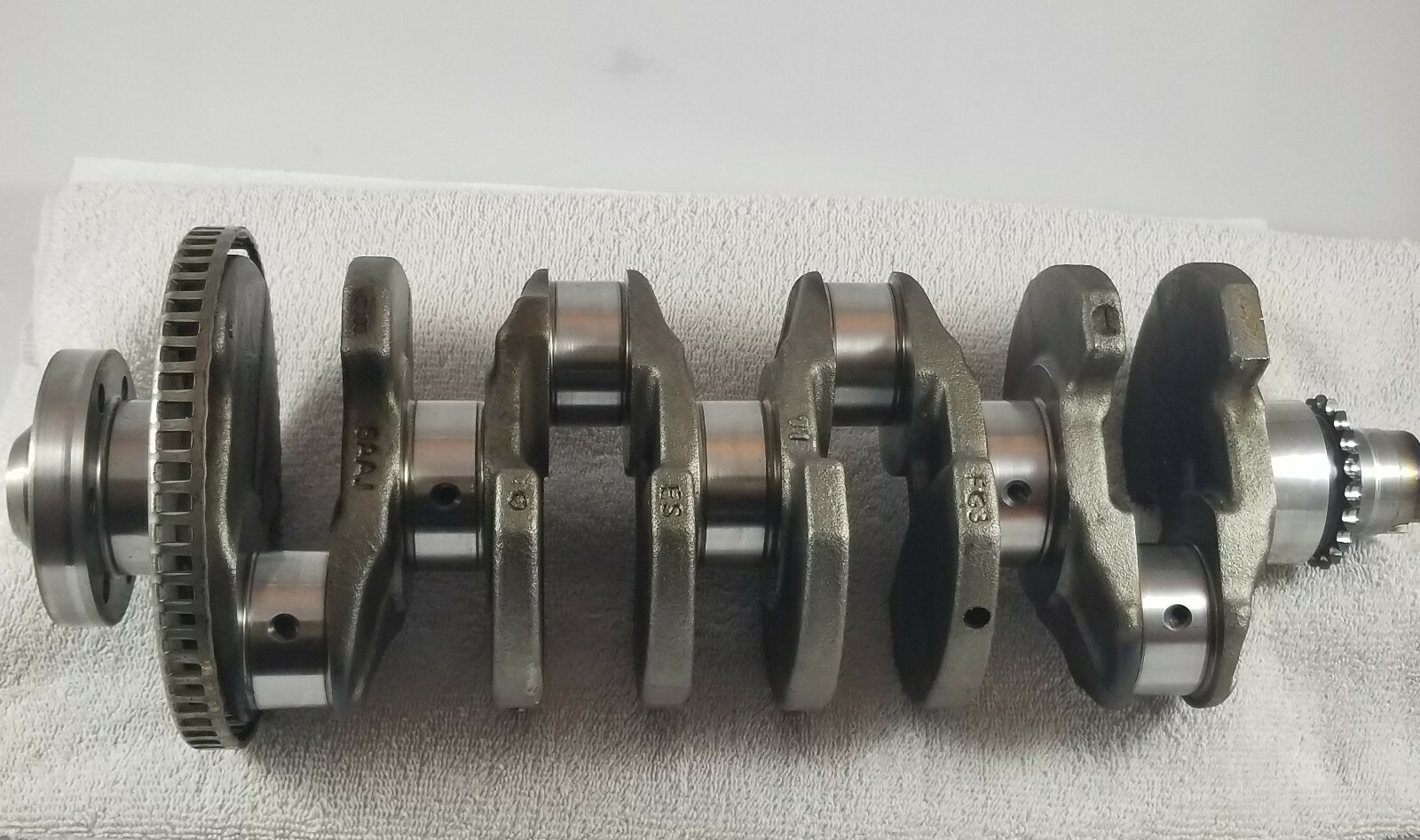  Audi A4 (b7) 2.0t  2006 TURBO MOTOR FSI ENGINE CRANKSHAFT  CRANK SHAFT