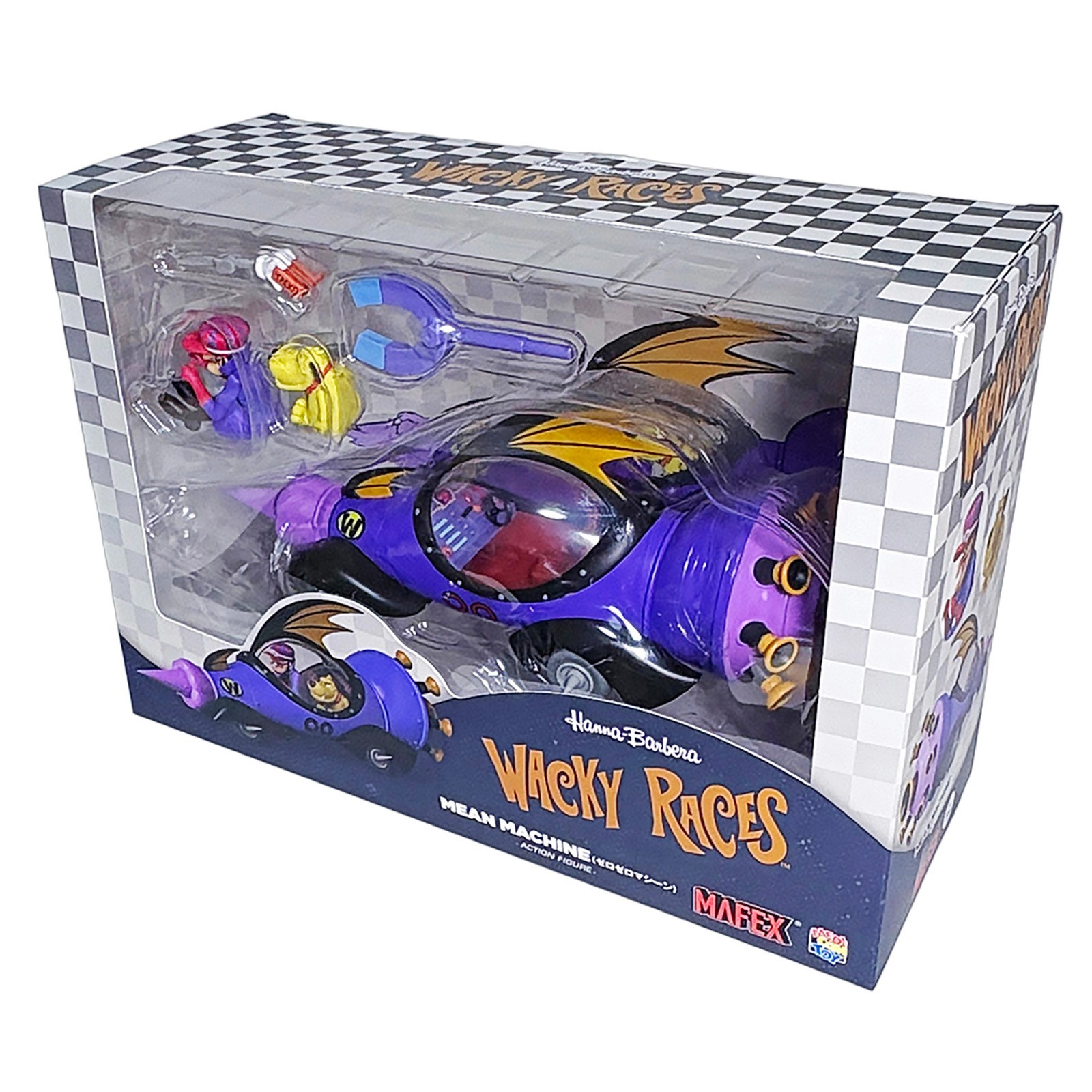 Wacky Races Mean Machine 9in Action Figure Figurine Mafex No.261 Medicom Toy NIB