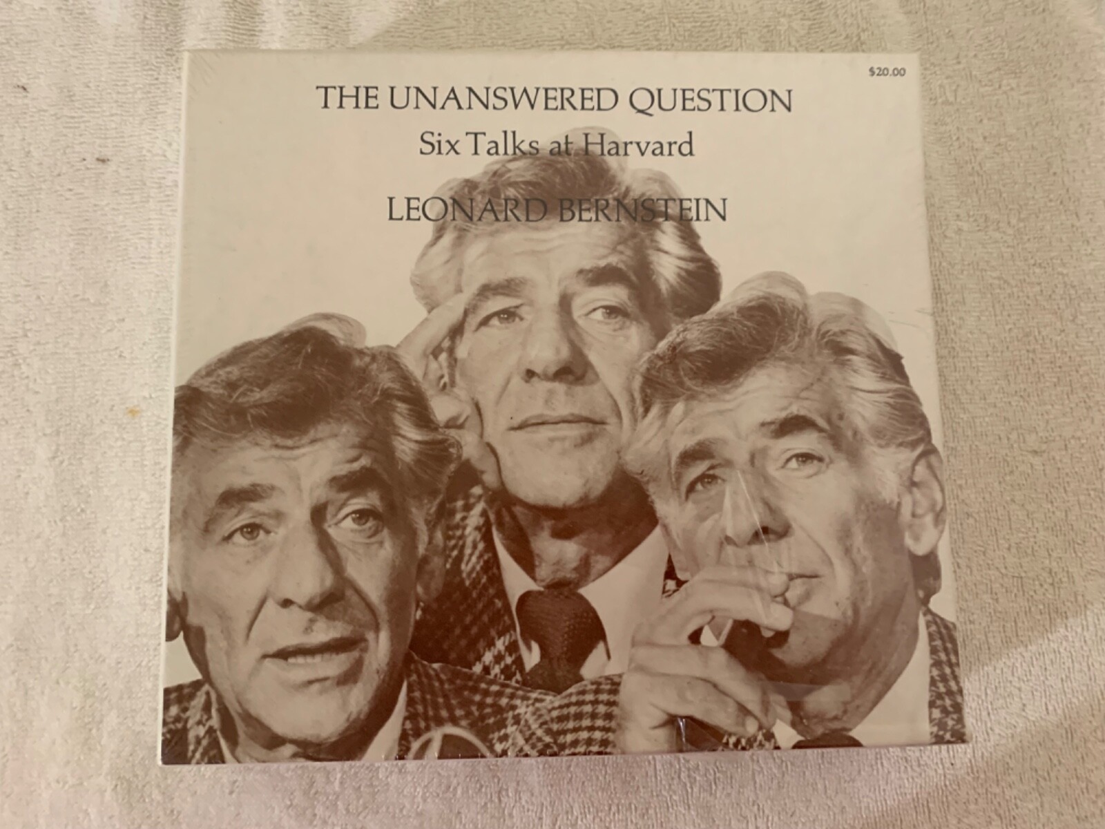 The Unanswered Question: Six Talks at Harvard Leonard Bernstein 1976 Sealed New