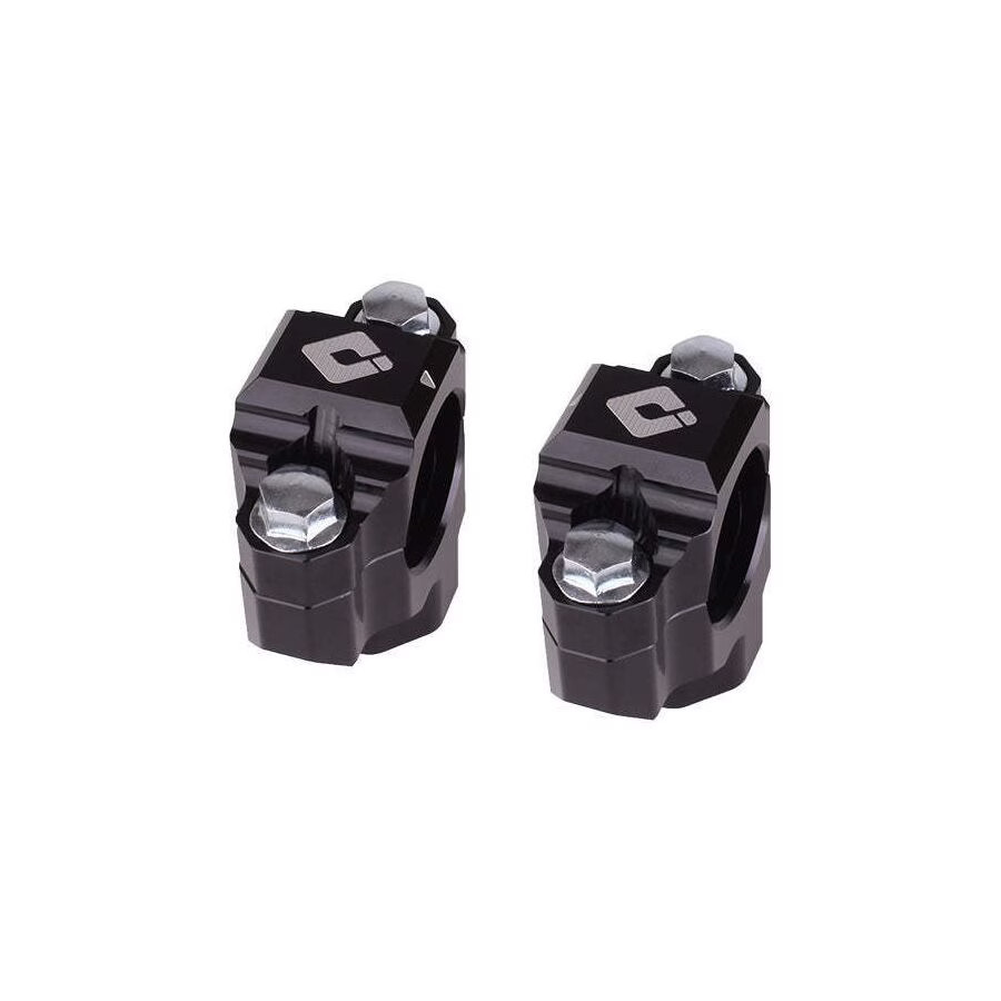 ODI Machined MX Bar Mounts - Black, 1-1/8in (Drop-In Style) H75BMB