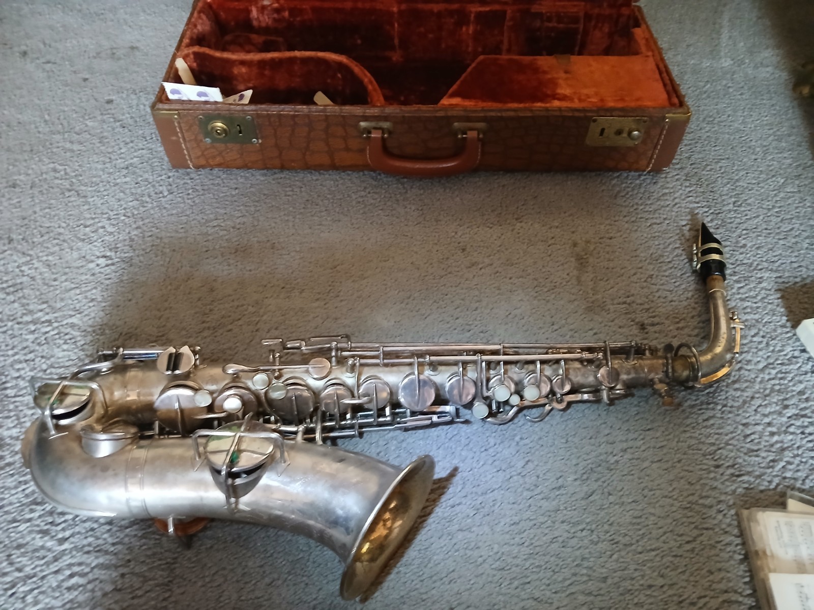 Martin Handcraft Low Pitch Silverplate Alto Saxophone