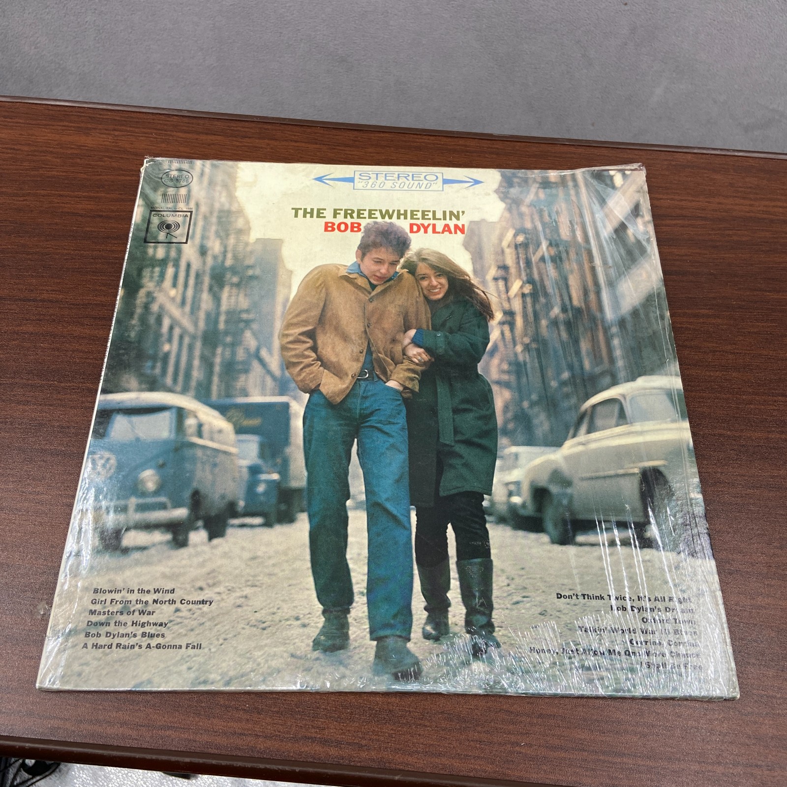 Bob Dylan The Freewheelin' Bob Dylan LP 1963 Columbia Record CS 8786 Stereo