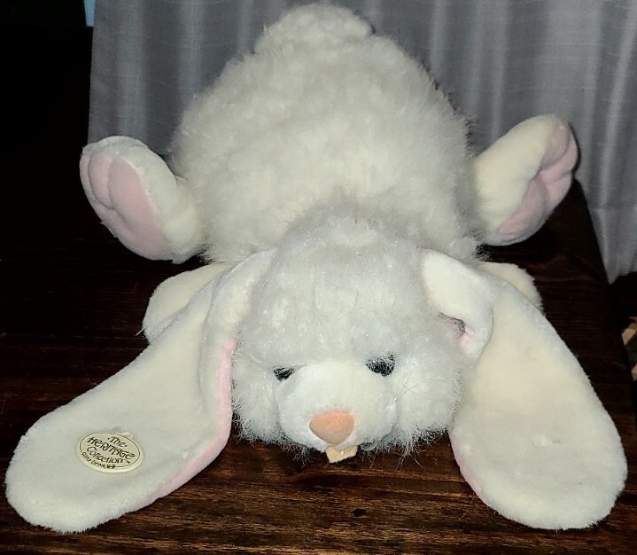 Vtg Ganz Heritage Collection Bunny Rabbit White Googles 18\ Vtg Ganz Heritage Collection Bunny Rabbit White Googles 18\