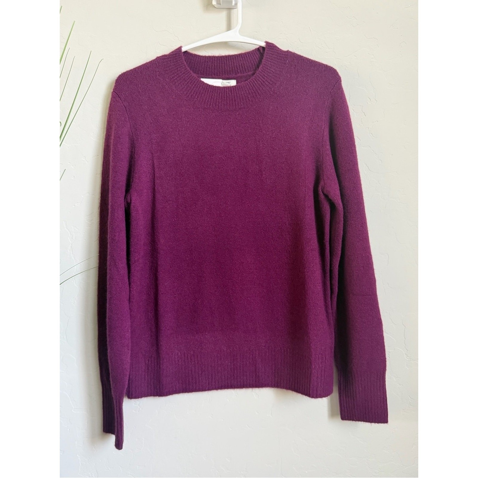 J.Crew Extra-Soft Crewneck Sweater Plum Purple NWT XS CN405