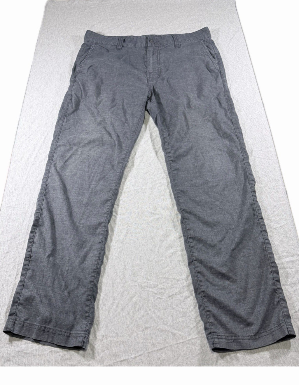 Prana Breathe Mens Light Weight Active Wear Slim Fit Pants 34x30 Hemp Blend