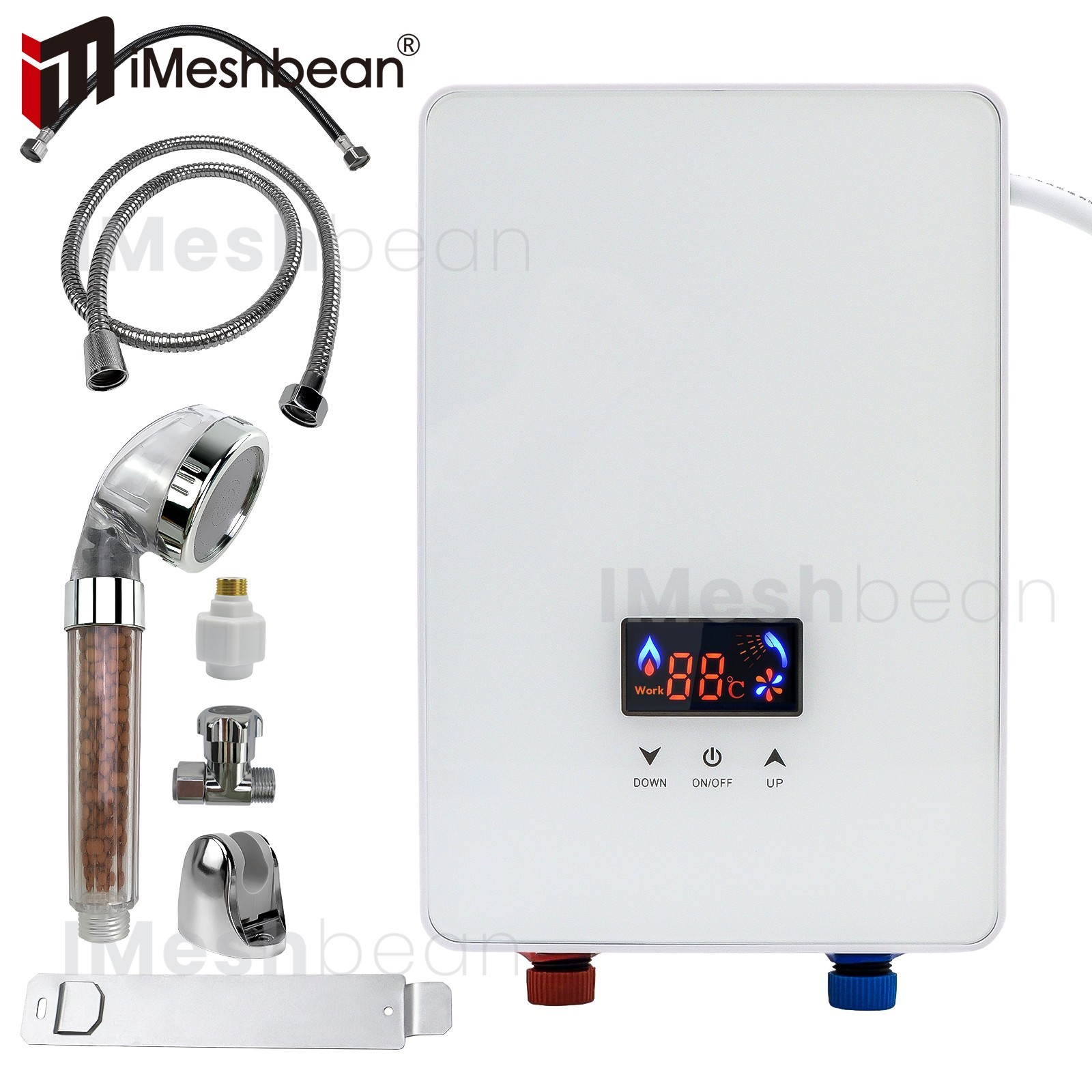 6500W Tankless Electric Hot Water Heater Instant Boiler On Demand Whole House 6500W Tankless Electric Hot Water Heater Instant Boiler On Demand Whole House