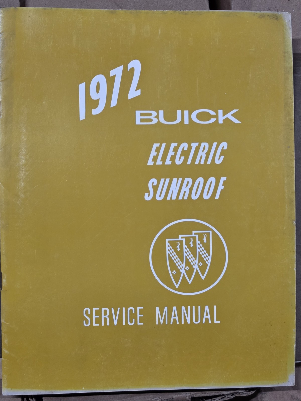 Vintage 1972 Buick Electric Sunroof  Service Manual Repair Guide OEM
