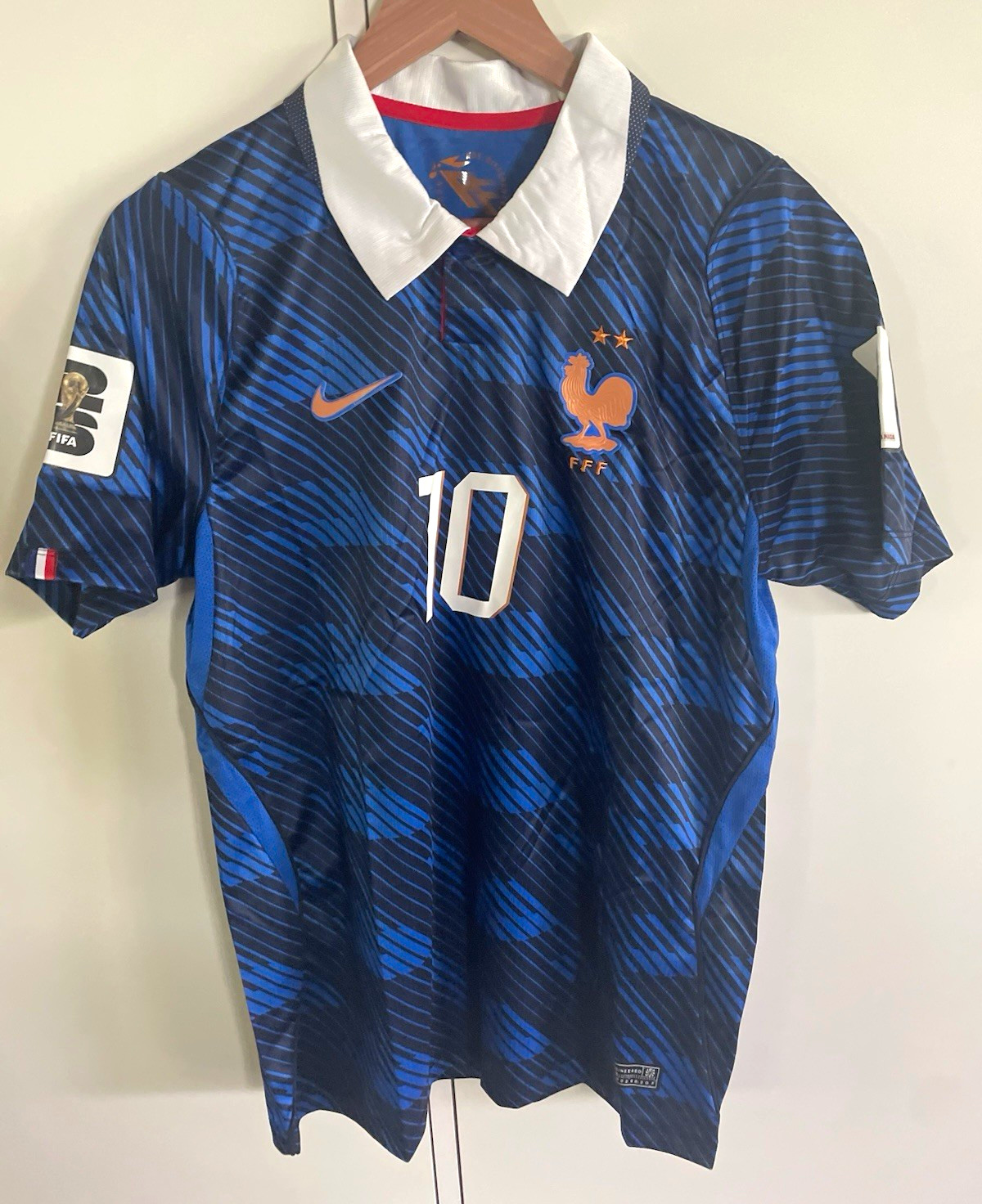 France National Team Home Soccer Jersey Mbappe #10 Blue 26/27 France National Team Home Soccer Jersey Mbappe #10 Blue 26/27