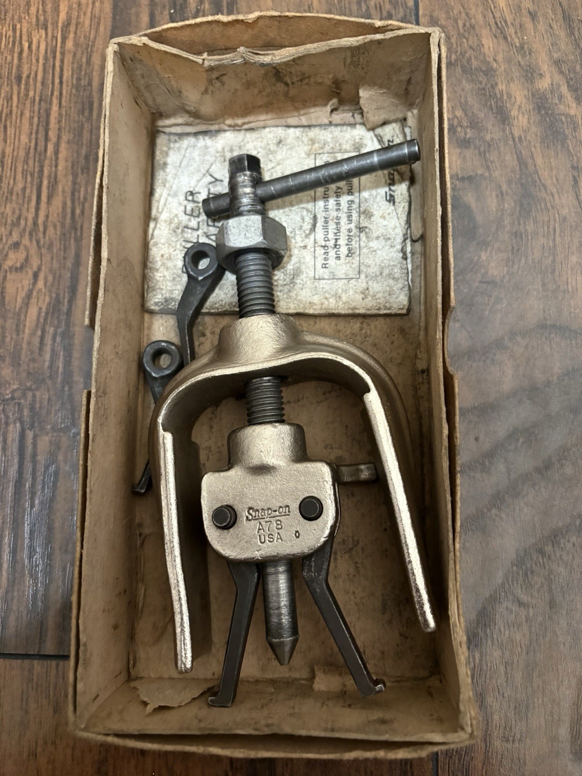 Vintage Snap-on A78 USA Puller Extractor Tool 2 Jaw Automotive Made in USA Vintage Snap-on A78 USA Puller Extractor Tool 2 Jaw Automotive Made in USA