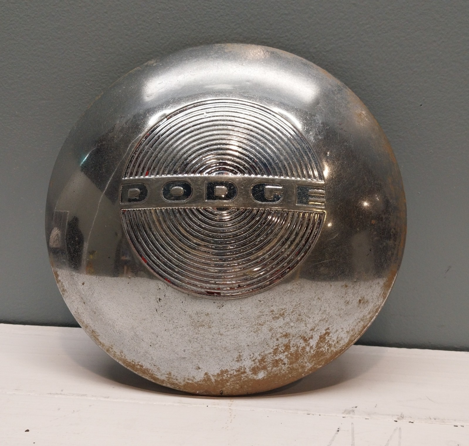 Vintage 1948-1953 Dodge Truck B Series Chrome Dog Dish Hub Cap 9\