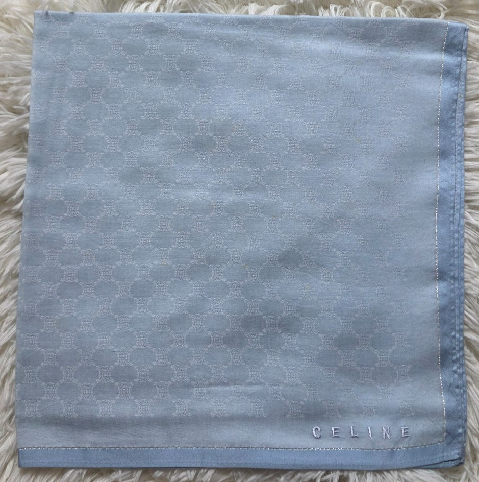 Celine Vintage Handkerchief, Pocket square 19\ Celine Vintage Handkerchief, Pocket square 19\
