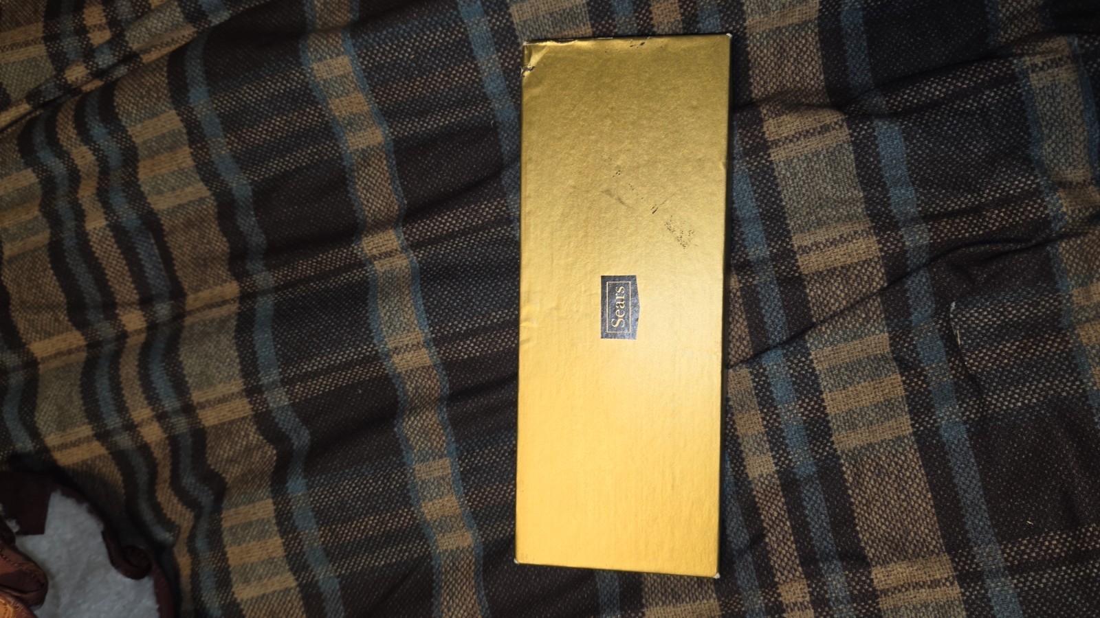 1950s Sears Top Grain Cowhide Mens Wallet Long Billfold Embossed Box NOS 1950s Sears Top Grain Cowhide Mens Wallet Long Billfold Embossed Box NOS