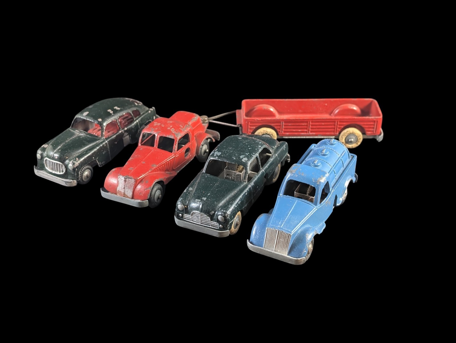 Rare Solido 1940s Wind Up Diecast Toy Car Lot France Rare Solido 1940s Wind Up Diecast Toy Car Lot France