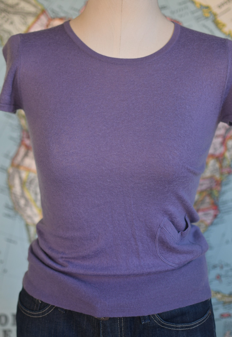 Furla Cachemire Top Size: Medium Cashmere Bamboo purple Furla Cachemire Top Size: Medium Cashmere Bamboo purple
