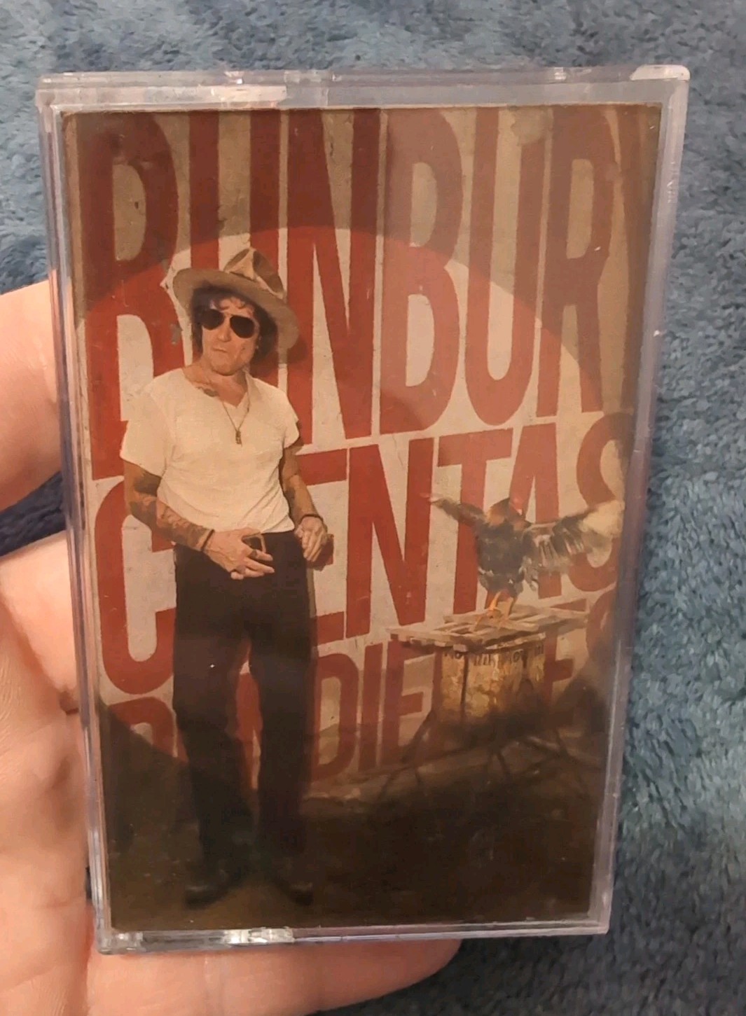 BUNBURY - CUENTAS PENDIENTES - CASSETTE Tape ROJO SPLATTER ED LIMITADA Like New