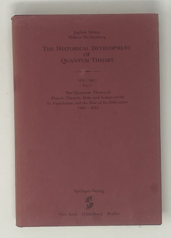 The Historical Development of Quantum Theory  Volume 1 Part 2 F5