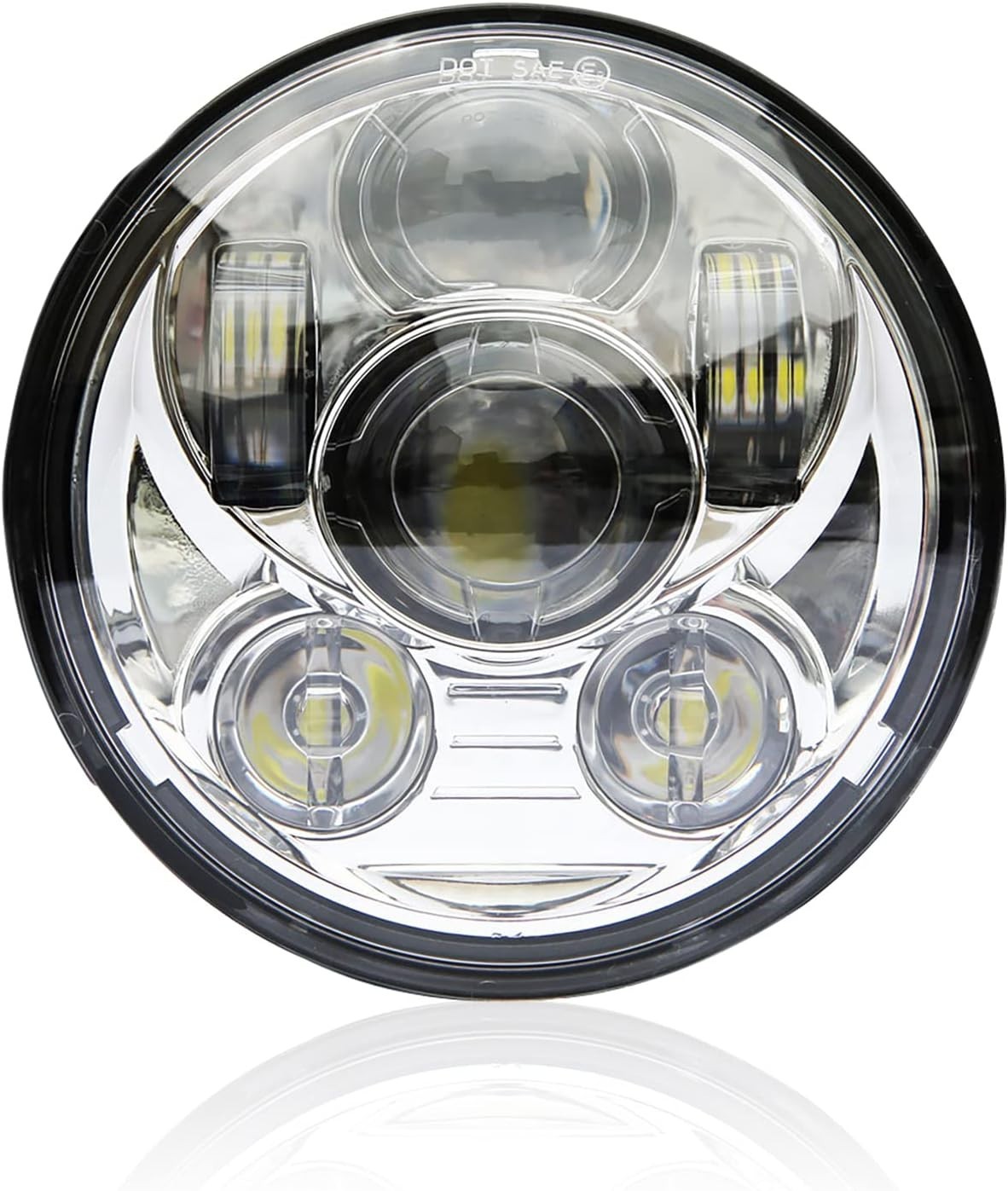 5.75 Inch LED Headlight DOT SAE for Harley Davidson Dyna Softail Sportster