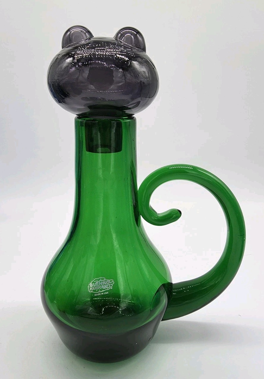 Blenko 2516 Blenkat Decanter Clover with Heliotrope -  Limited Release WBW 2026 