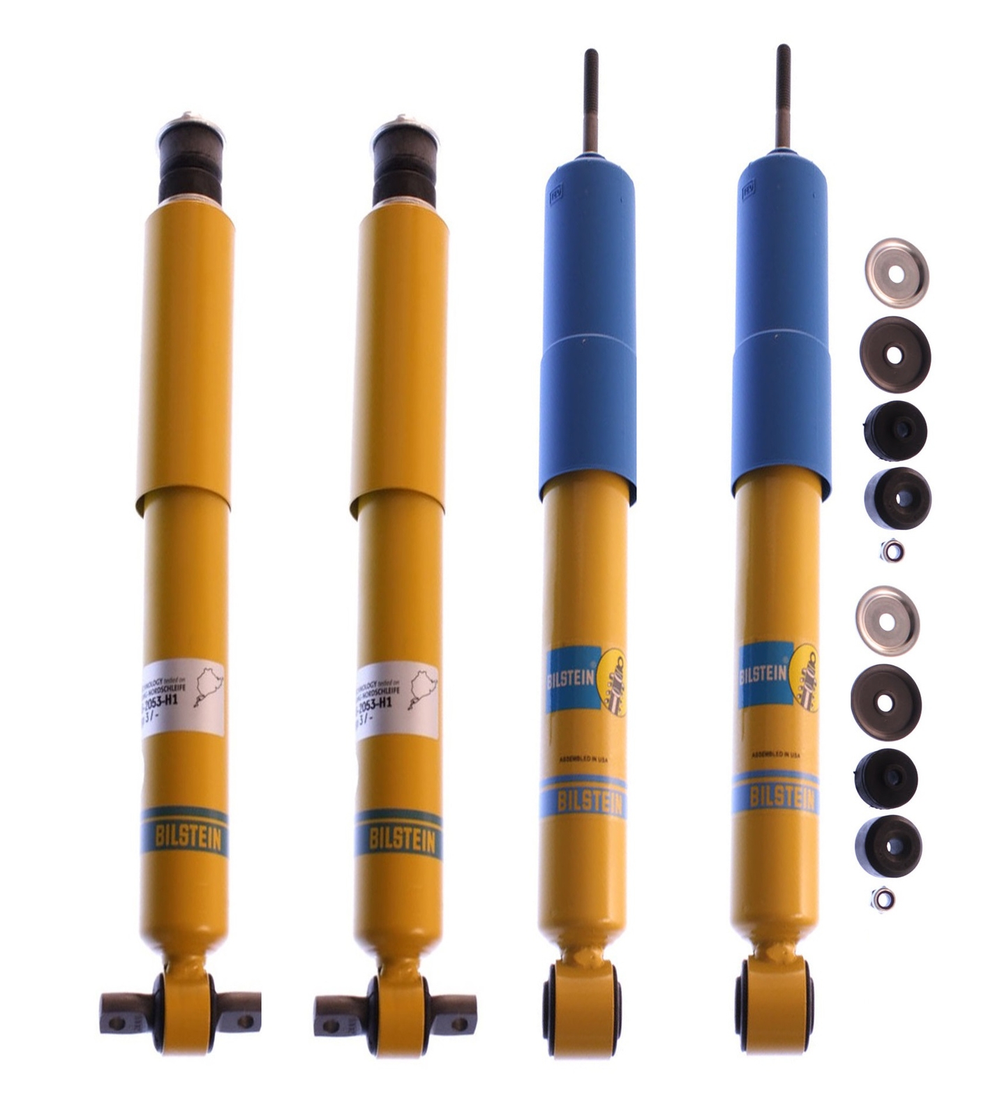 Bilstein B6 Perform Front & Rear Shock Absorbers Kit For Chevy Corvette 1989-96