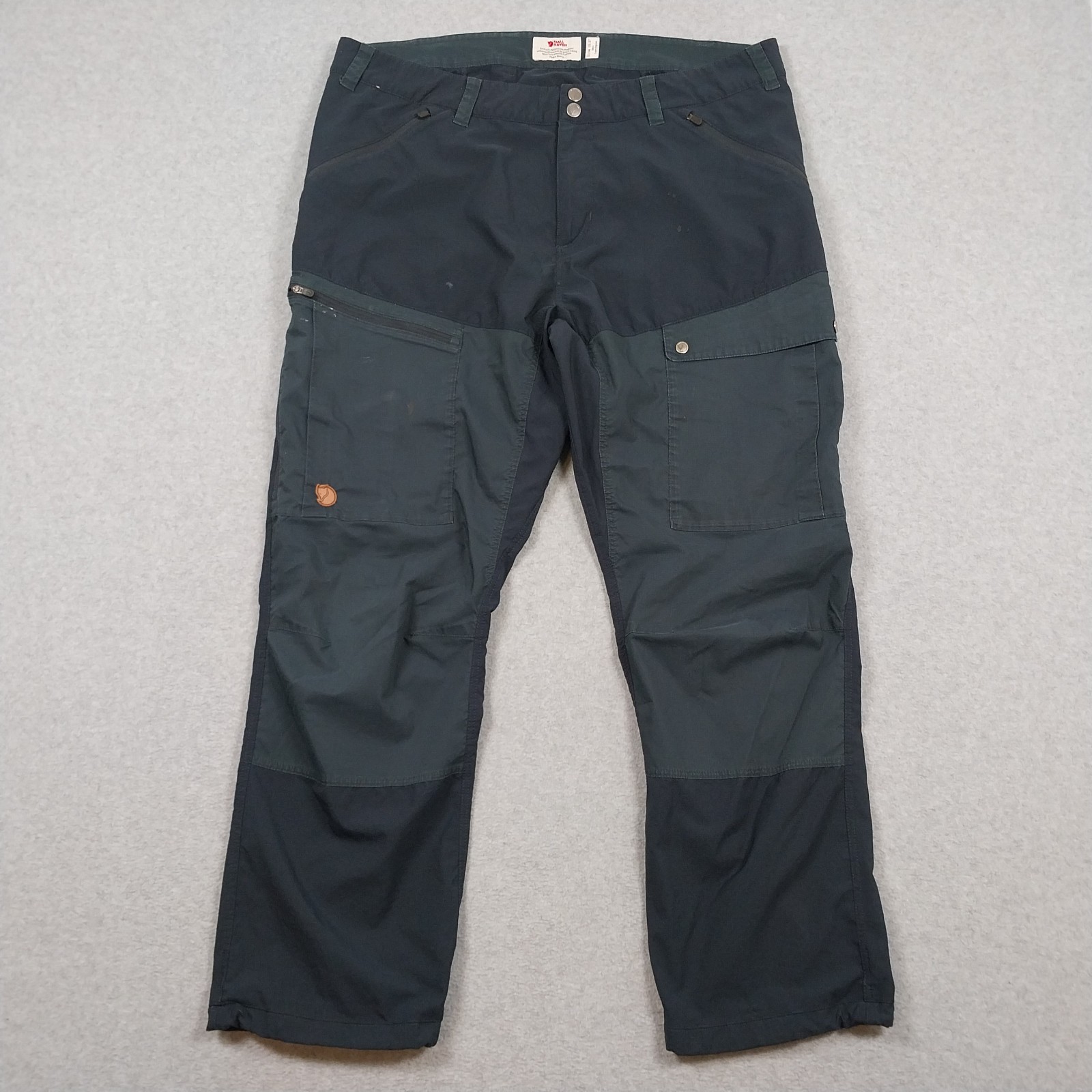Fjallraven Pants Mens 37x28 Blue Abisko Midsummer Trousers Hiking Cargo Fjallraven Pants Mens 37x28 Blue Abisko Midsummer Trousers Hiking Cargo