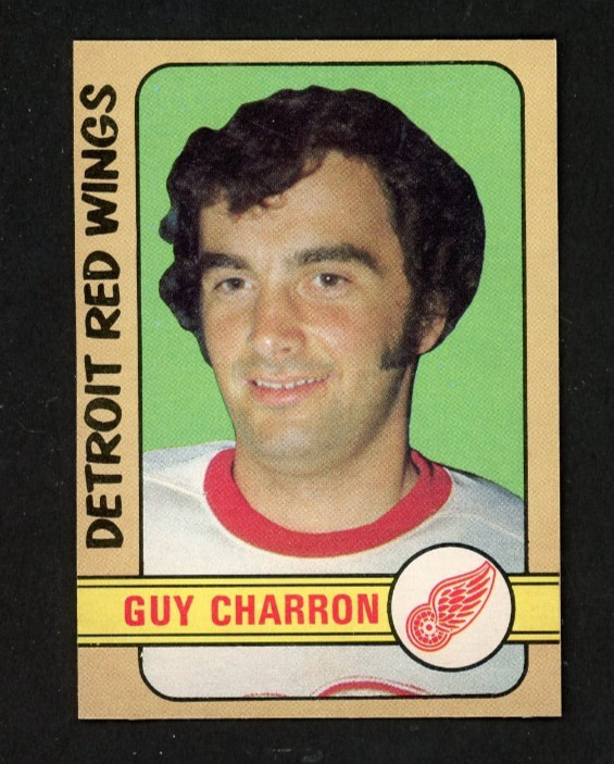 1972-73 O-Pee-Chee GUY CHARRON Detroit Red Wings #223 NEAR MINT Condition 1972-73 O-Pee-Chee GUY CHARRON Detroit Red Wings #223 NEAR MINT Condition