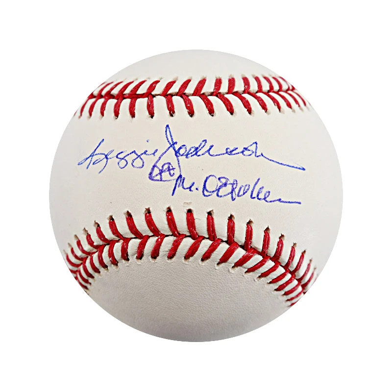 Reggie Jackson New York Yankees Autographed Signed Inscrib OMLB Ball Steiner CX
