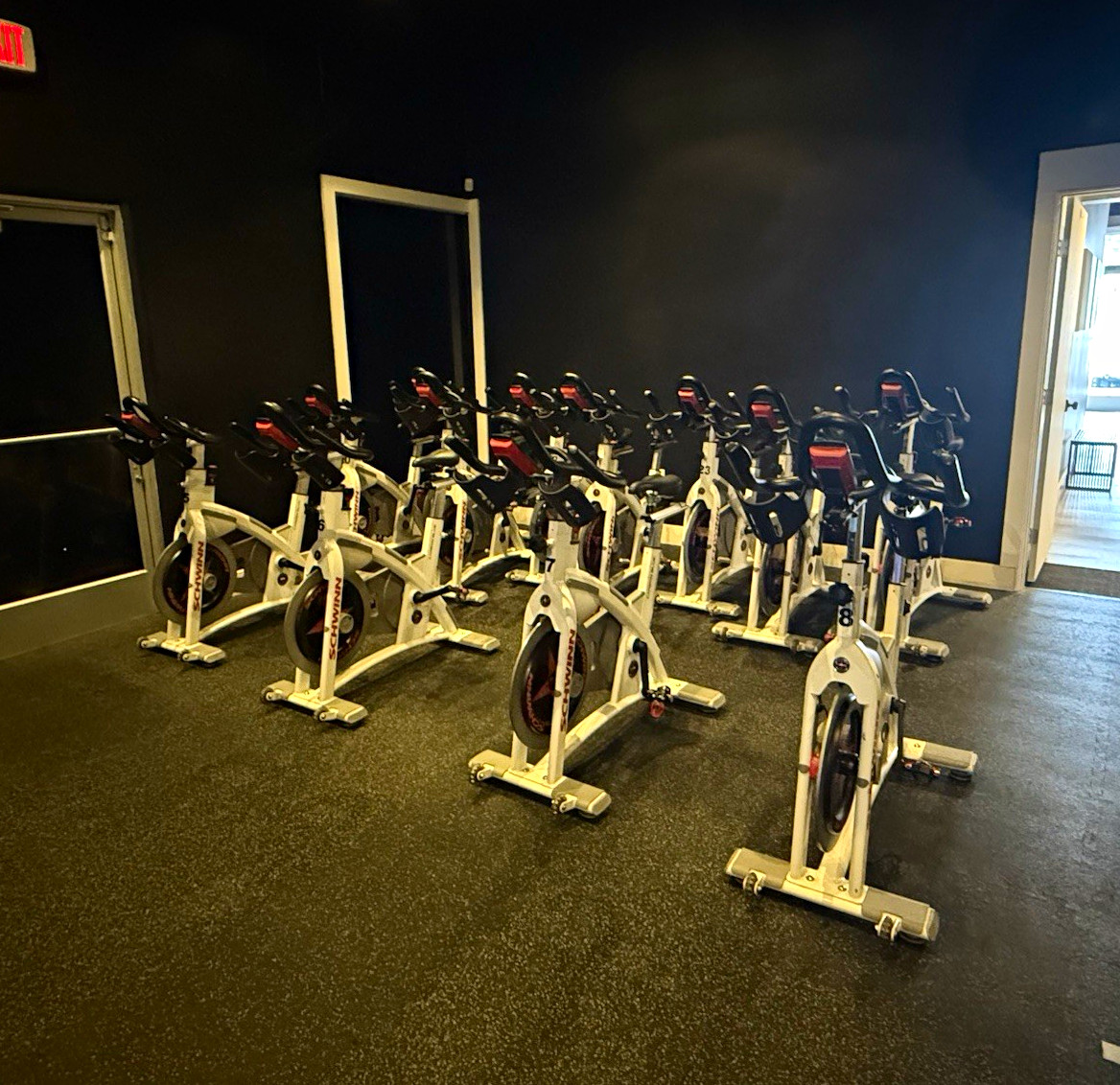Opening a studio? 27 Schwinn Carbon blue Bikes, an amazing sound system, & more