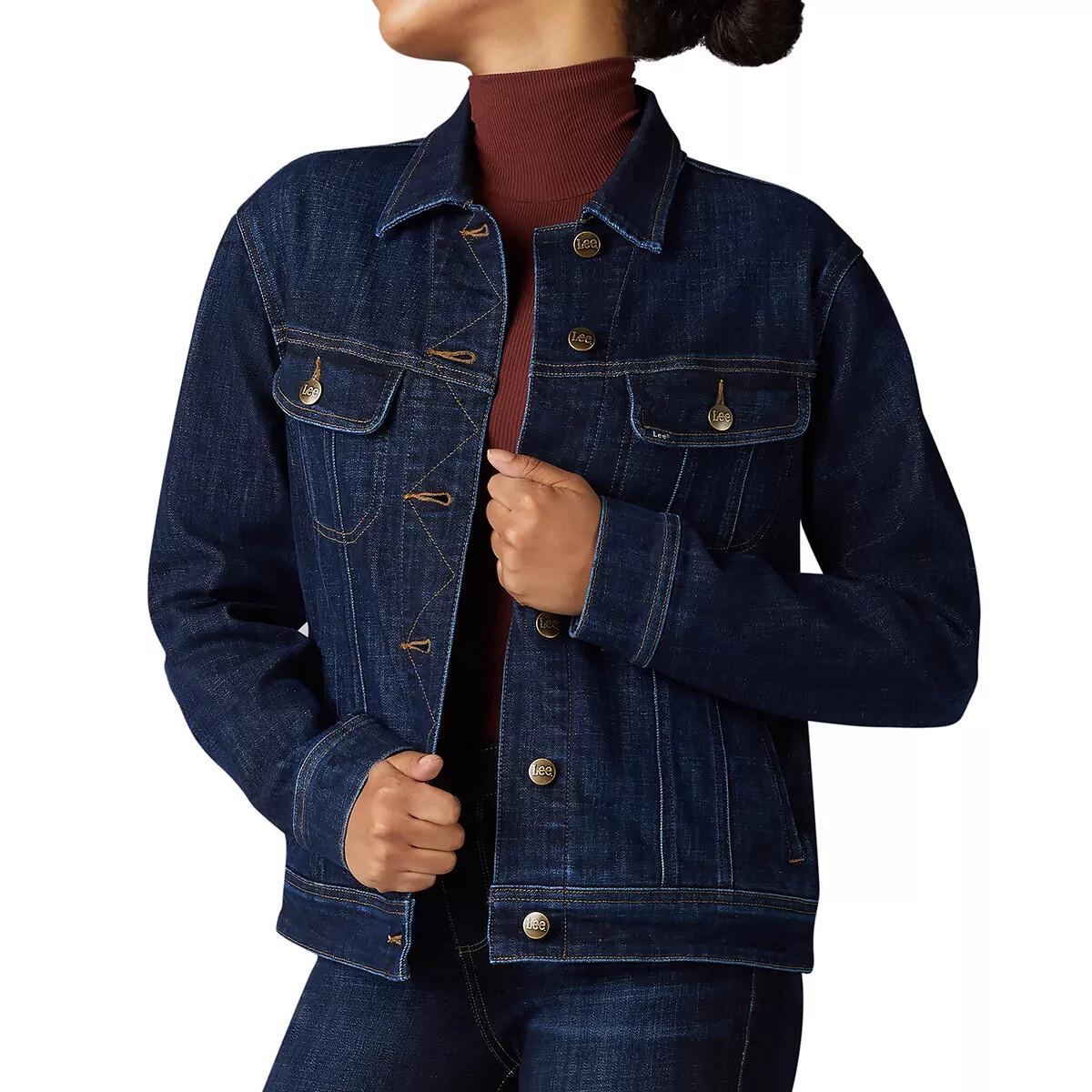 Women\'s Lee Regular Fit Jean Jacket Color: Solstice MSRP $69