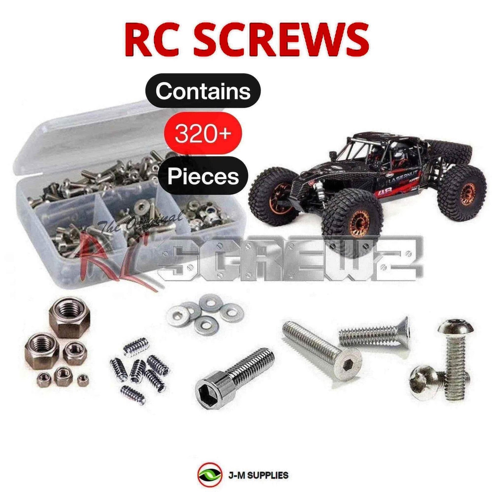 RCScrewZ Stainless Screw Kit los120 for Losi Lasernut U4 2.2 LOS03028 | SET