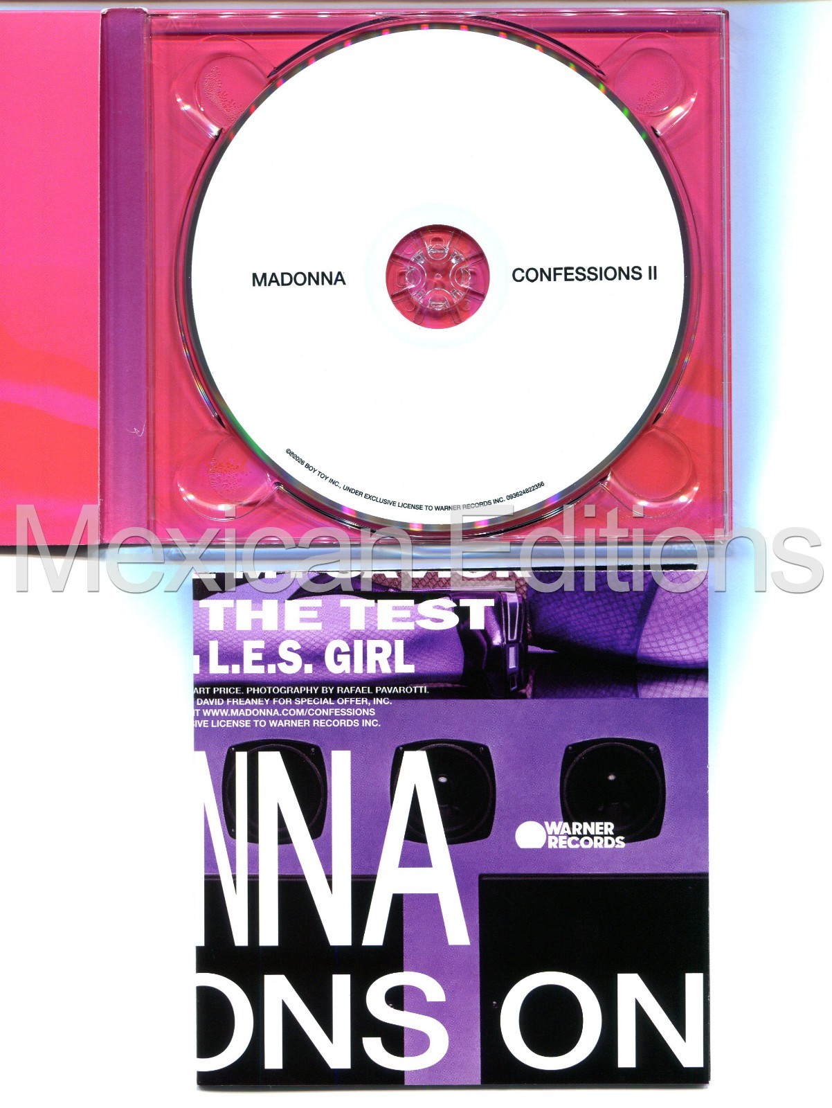 Madonna Confessions 2 Mexican Edition CD [White CD]