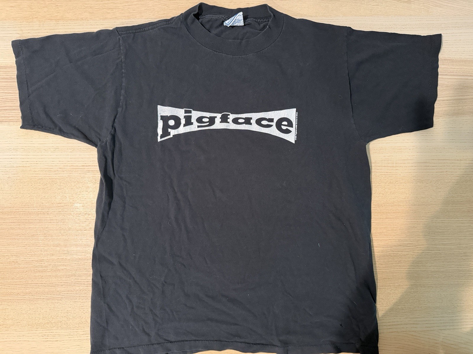 Vintage 1997 Pigface T Shirt Eat Sh*t You F**cking Redneck All Sport Large L