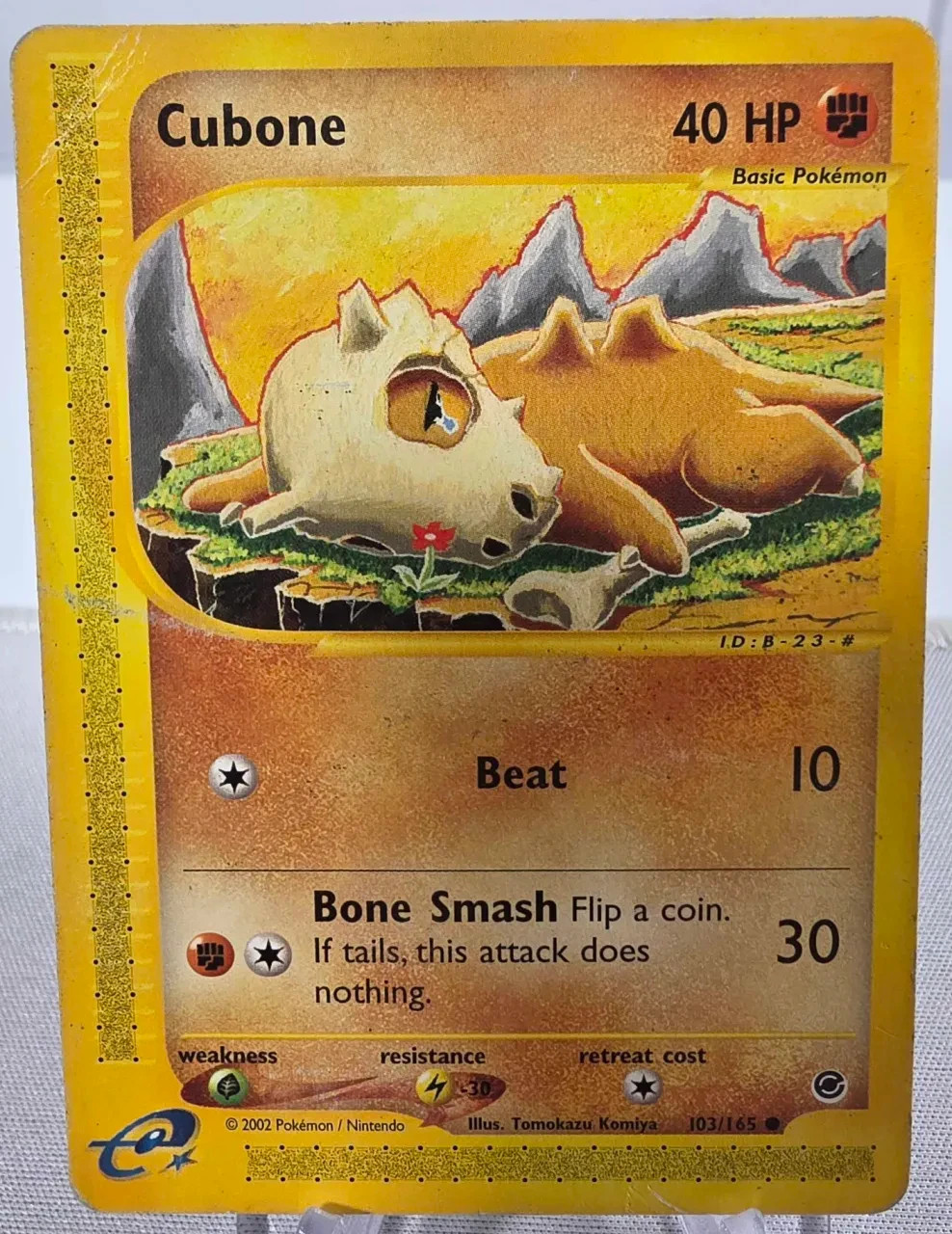 Pokémon TCG Cubone 103/165 Expedition e-Reader Regular Common HP Pokémon TCG Cubone 103/165 Expedition e-Reader Regular Common HP