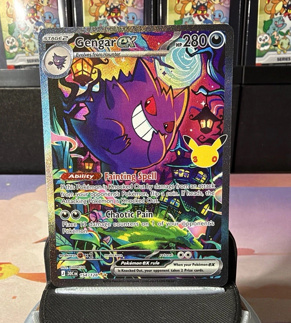 Pokemon 30th anniversary Gengar ex 154/128 SIR Pokemon 30th anniversary Gengar ex 154/128 SIR