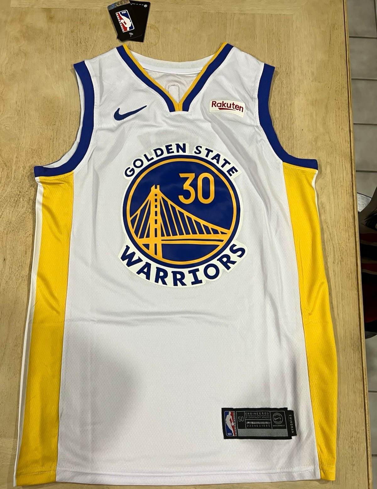 Stephen Curry #30 Golden State Warriors NBA Jersey Men’s 50 Large White Rakuten Stephen Curry #30 Golden State Warriors NBA Jersey Men’s 50 Large White Rakuten