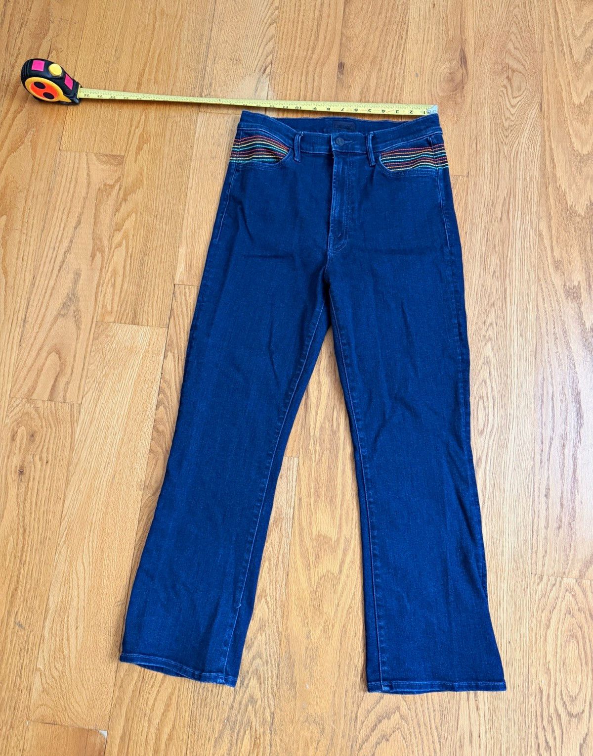 MOTHER  Jeans/High Rise Bootcut  The Smooth Hustler - Over the Rainbow size 31