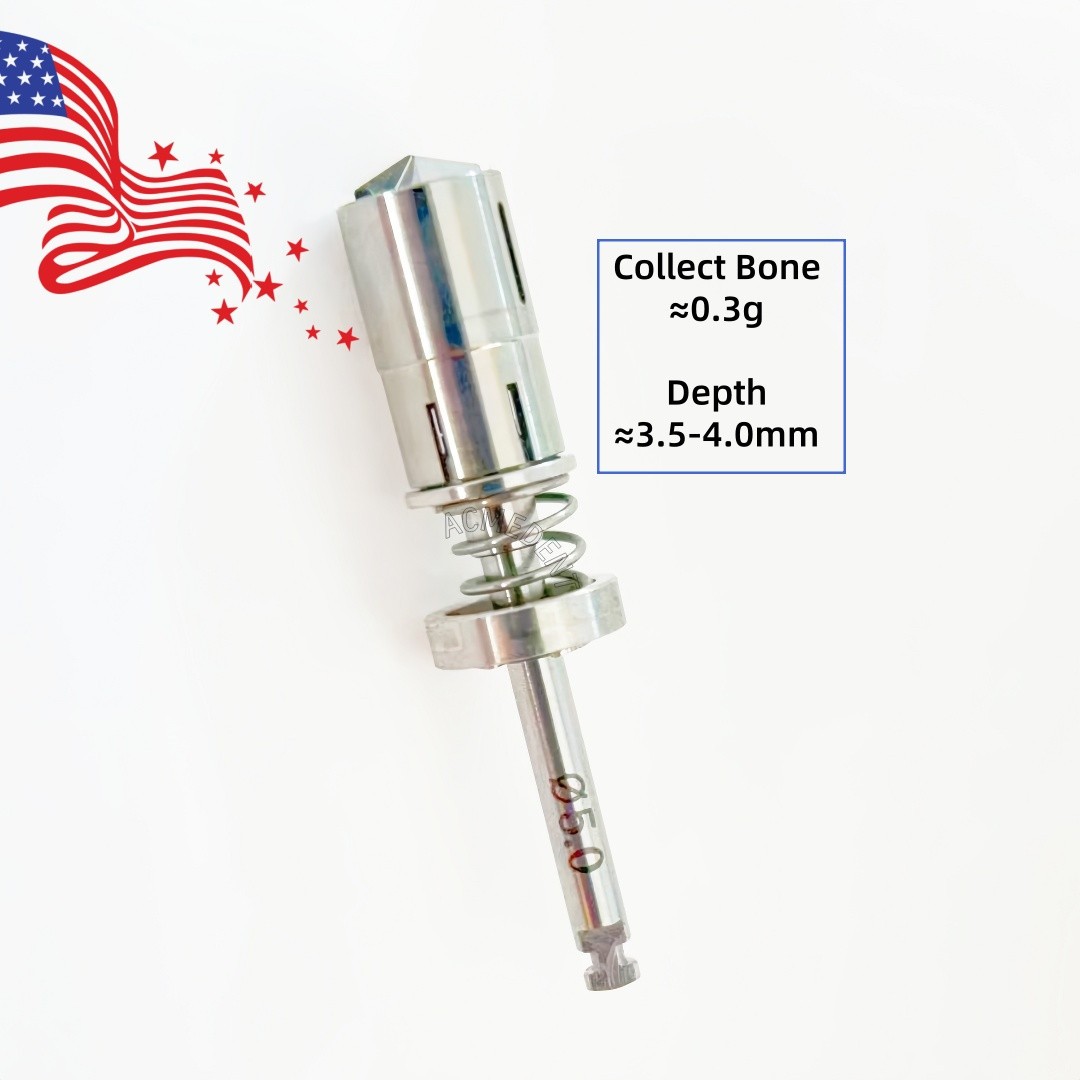 Dental Autograft Drills Spring Harvest Drill Collector ⌀5.0 Bonesier Dental Autograft Drills Spring Harvest Drill Collector ⌀5.0 Bonesier