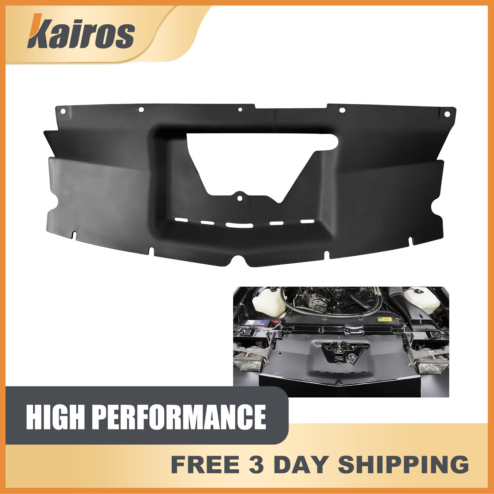 Fits 1982-1992 Chevrolet Camaro #14019578 New Front Bumper Radiator Filler Cover