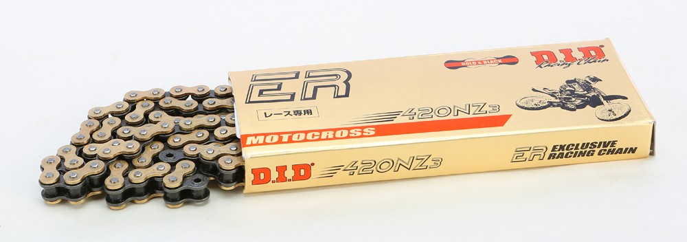 D.I.D 420 NZ3 132-Link Gold Offroad Chain