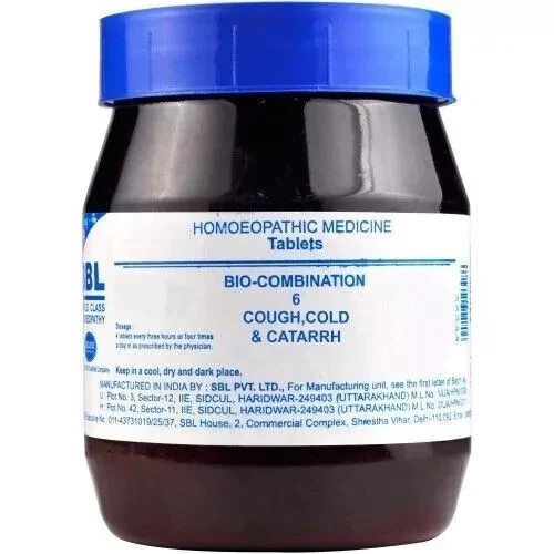SBL Bio-Combination 6 for Cough Relief 450g Bottle Pack of 1, Exp 2029